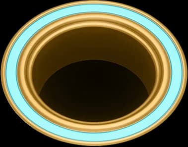 a hole in the gameboard