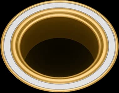 a grey hole in the gameboard